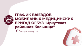 График выездов фельдшерских и врачебных бригад